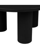 Mesita minimalista negra - D.70x35 cm