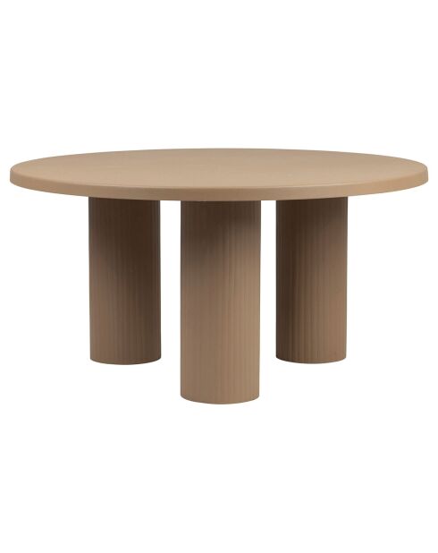 Minimaler beiger Couchtisch - D.70x35 cm