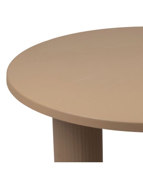 Minimaler beiger Couchtisch - D.70x35 cm