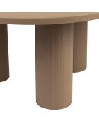 Table basse Minimal beige  - D.70x35 cm