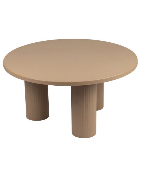 Minimaler beiger Couchtisch - D.70x35 cm