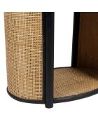 Table d'appoint Balamea naturel  - 54x31x43.5 cm