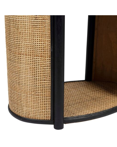 Table d'appoint Balamea naturel  - 54x31x43.5 cm