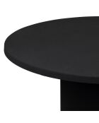 Tavolino minimale nero - D.79x40 cm