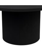 Tavolino minimale nero - D.79x40 cm