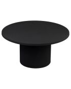 Tavolino minimale nero - D.79x40 cm