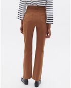 Pantalon droit Pdarwino cognac