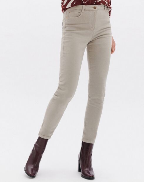 Pantalon casual Ptonio beige