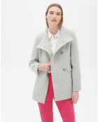 Manteau en Laine mélangée Gaston gris clair