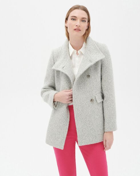 Manteau en Laine mélangée Gaston gris clair