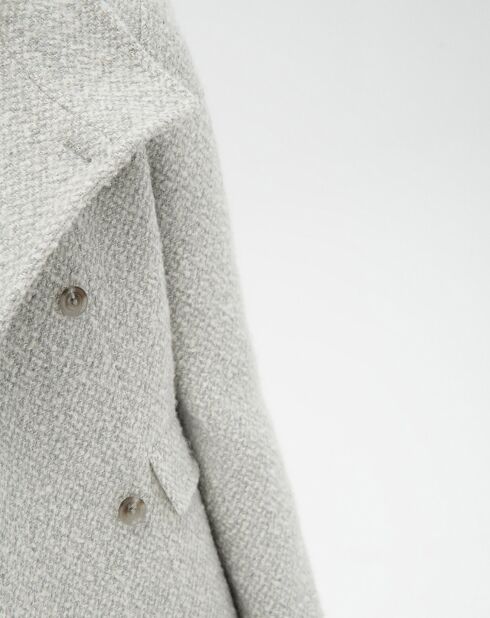 Manteau en Laine mélangée Gaston gris clair