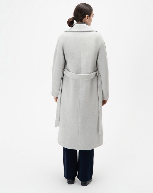 Manteau en Laine mélangée Gapitre gris perle