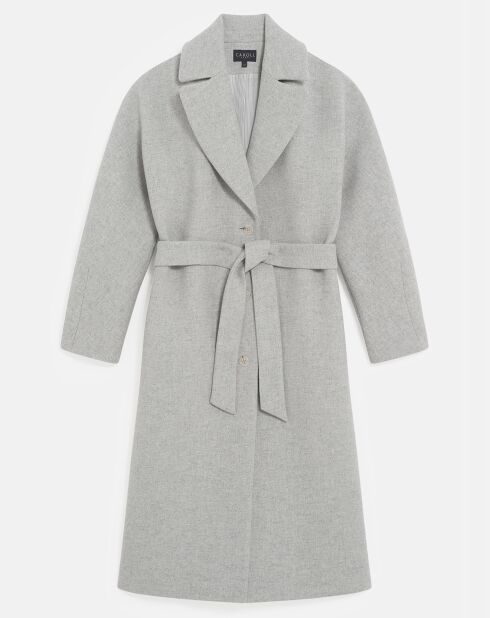 Manteau en Laine mélangée Gapitre gris perle