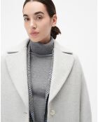 Manteau en Laine mélangée Gapitre gris perle