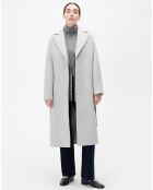 Manteau en Laine mélangée Gapitre gris perle