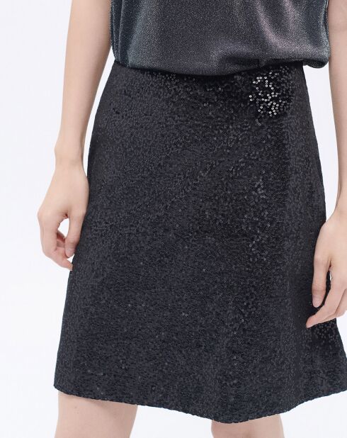 Jupe en sequins Jafa noire