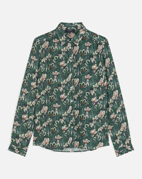 Chemise Samby à fleurs sapin