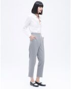 Pantalon fuselé Pally gris perle