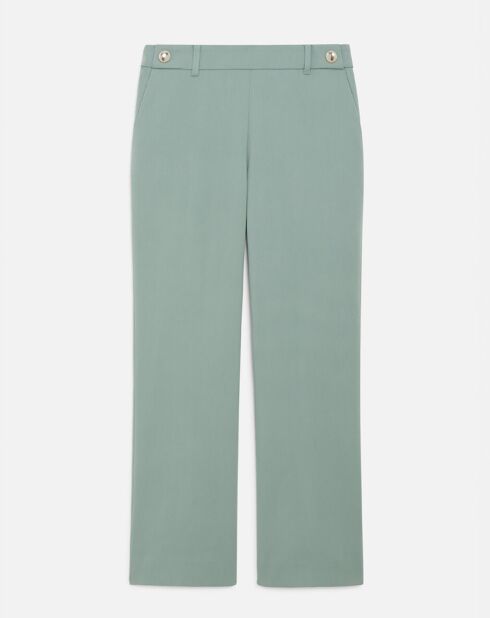 Pantalon ajusté Phileas céladon