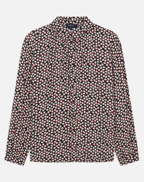 Chemise Katherine imprimée noire