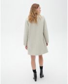 Manteau en Laine mélangée Geniou écru