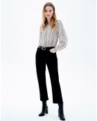 Pantalon droit Pcomo noir