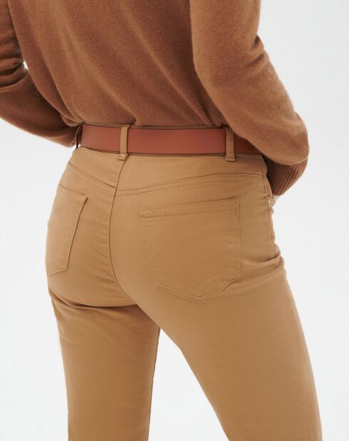 Pantalon droit Pcomo camel