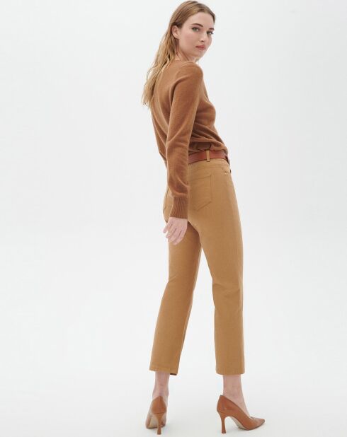 Pantalon droit Pcomo camel