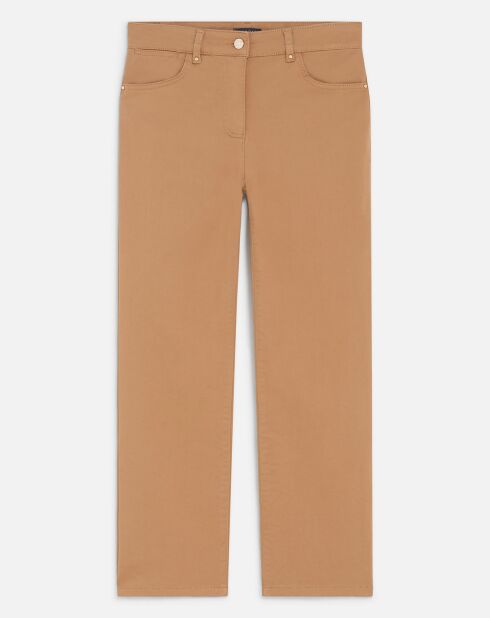 Pantalon droit Pcomo camel