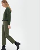 Pantalon droit Pcomo kaki