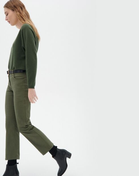 Pantalon droit Pcomo kaki