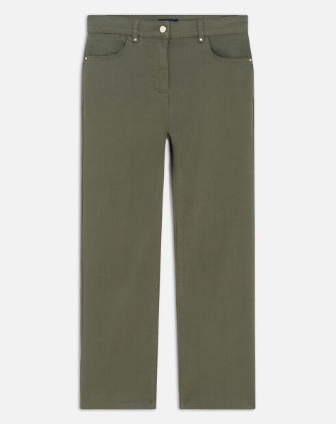 Pantalon droit Pcomo kaki
