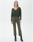 Pantalon droit Pcomo kaki
