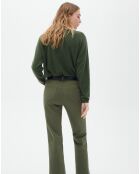 Pantalon droit Pcomo kaki