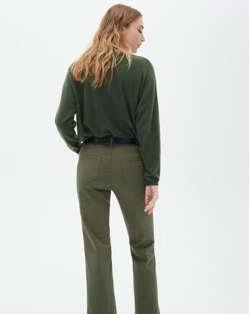 Pantalon droit Pcomo kaki