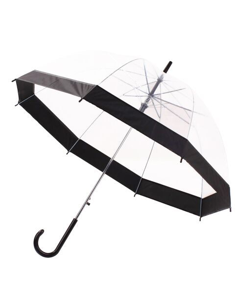 Transparenter Regenschirm mit transparenter Glocke