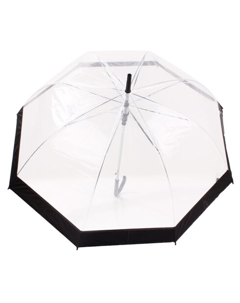 Transparenter Regenschirm mit transparenter Glocke