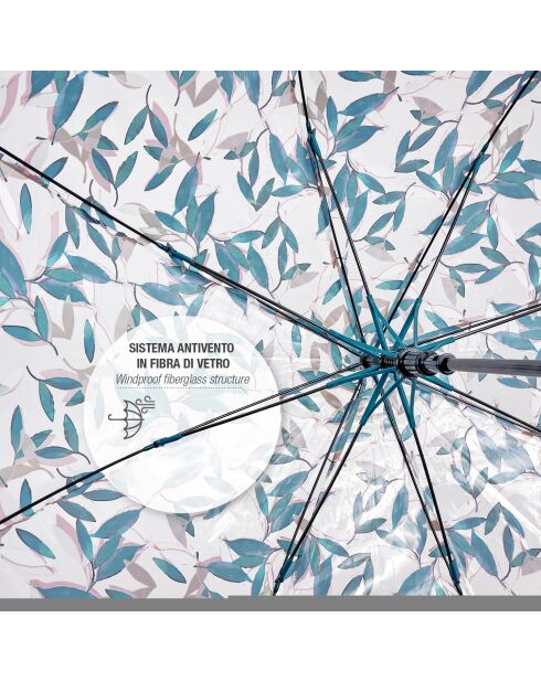 Paraguas con forma de campana multicolor