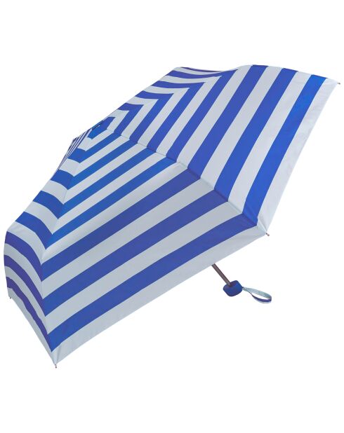 Parapluie pliant ultraléger et compact bleu