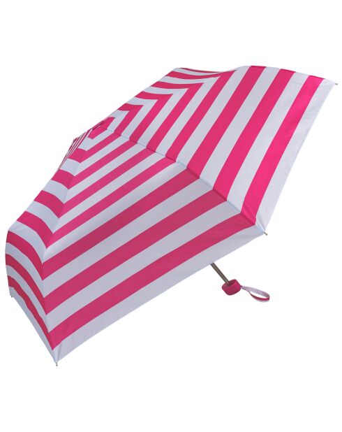 Parapluie pliant ultraléger et compact rose