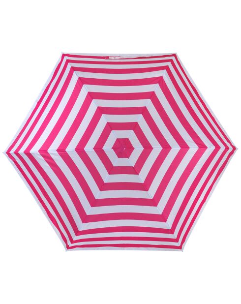 Parapluie pliant ultraléger et compact rose