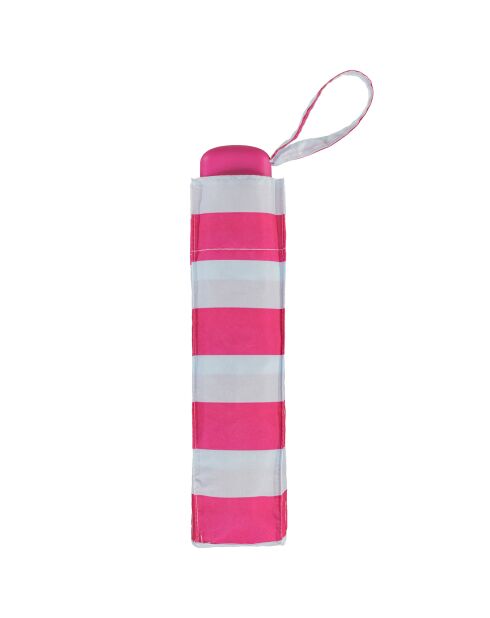 Parapluie pliant ultraléger et compact rose
