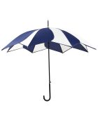 Weiß/blauer langer Schirm mit automatischer Öffnung