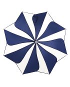Weiß/blauer langer Schirm mit automatischer Öffnung
