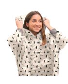 Poncho de pluie beige