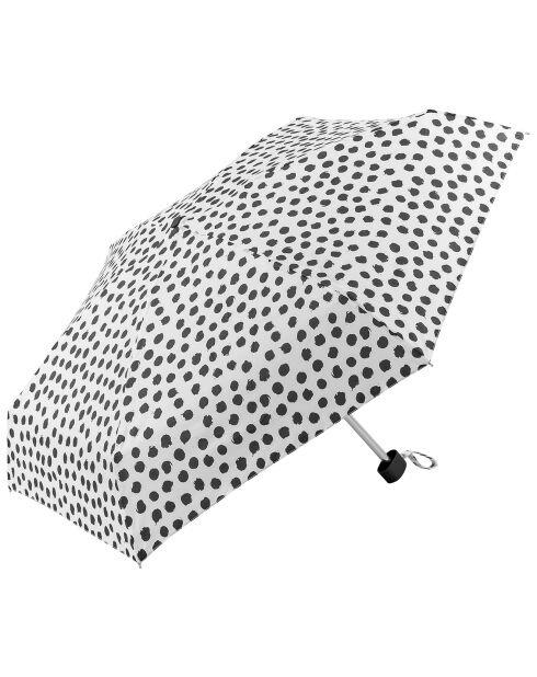 Mini parapluie pliant noir/blanc