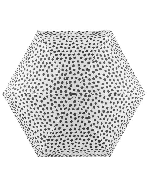 Mini parapluie pliant noir/blanc