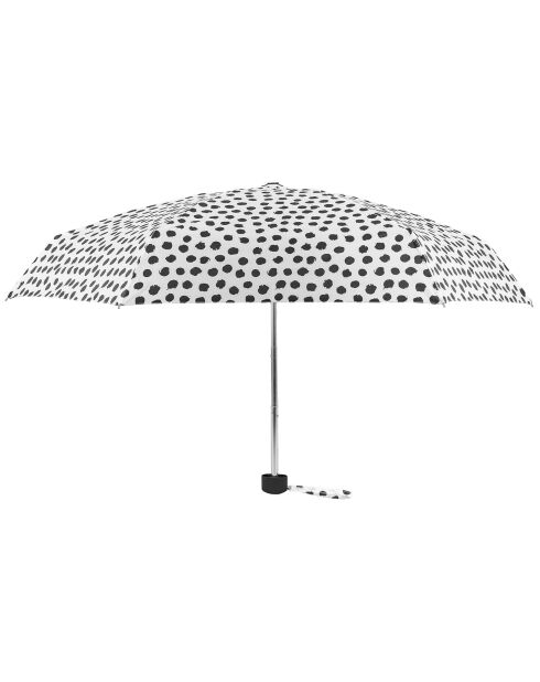 Mini parapluie pliant noir/blanc