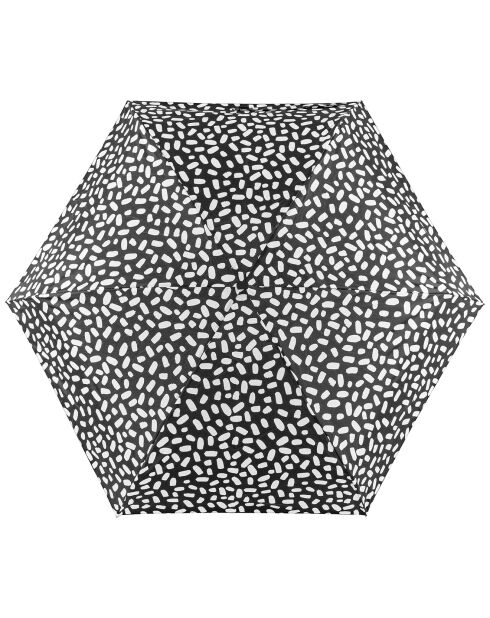 Mini parapluie pliant noir/blanc