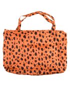 Parapluie pliant orange/noir